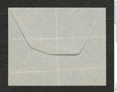 Nachlass Franz Steindachner, Kuvert adressiert an Ethel Hopper, Inv.Nr. 237.01, Seite 2
